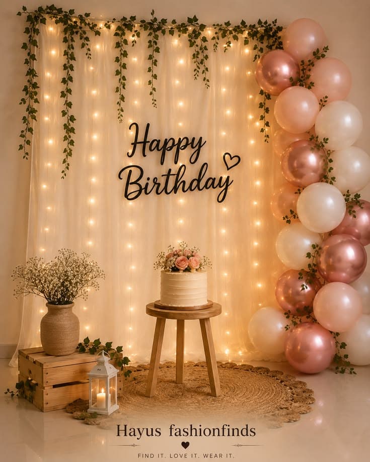 Simple & Budget-Friendly Birthday Decor