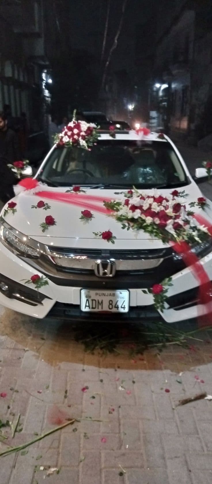 Luxury Wedding Car Garland