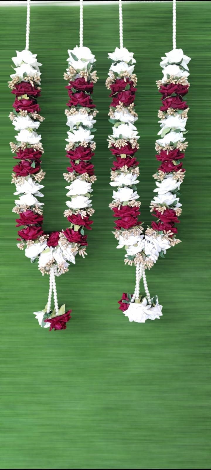 Classic Red Rose Varmala Pair