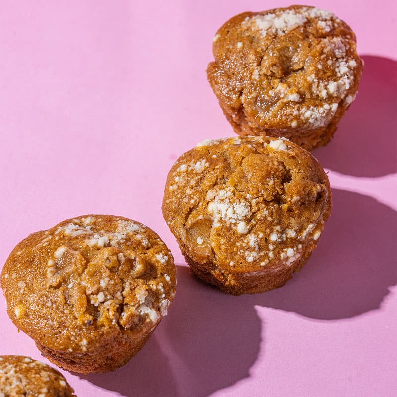 Apple Crumble Cheese Muffin